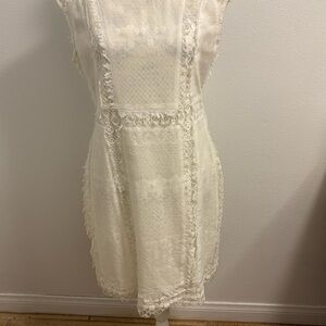 Elegant White Lace Dress